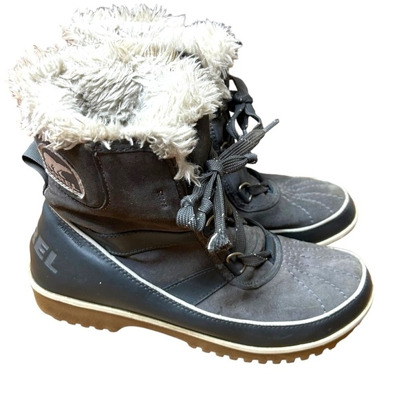 SOREL Womens Tivoli Winter Boots- Quarry Grey- Size 8.5 - Picture 5 of 9